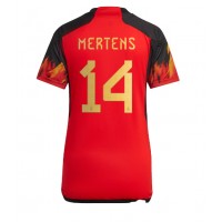Belgien Dries Mertens #14 Hemmatröja Kvinnor VM 2022 Korta ärmar